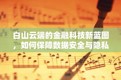 白山云端的金融科技新蓝图，如何保障数据安全与隐私？