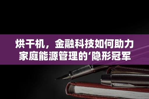 烘干机，金融科技如何助力家庭能源管理的‘隐形冠军’？