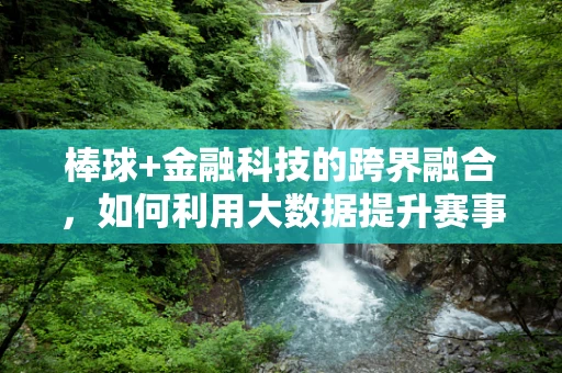 棒球+金融科技的跨界融合，如何利用大数据提升赛事赞助效果？