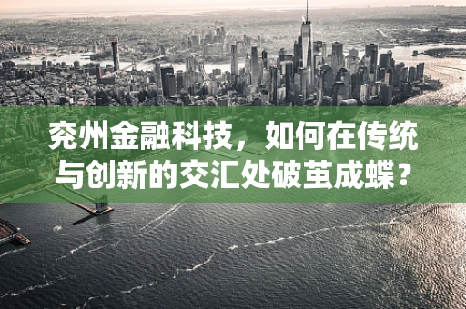 兖州金融科技，如何在传统与创新的交汇处破茧成蝶？
