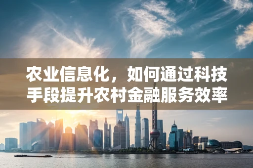 农业信息化，如何通过科技手段提升农村金融服务效率？