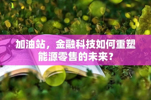 加油站，金融科技如何重塑能源零售的未来？