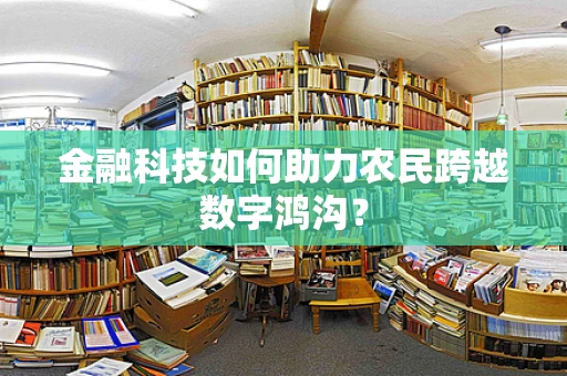 金融科技如何助力农民跨越数字鸿沟？