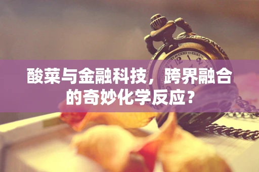 酸菜与金融科技，跨界融合的奇妙化学反应？