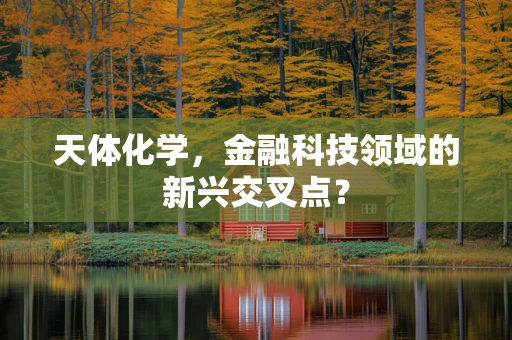 天体化学，金融科技领域的新兴交叉点？