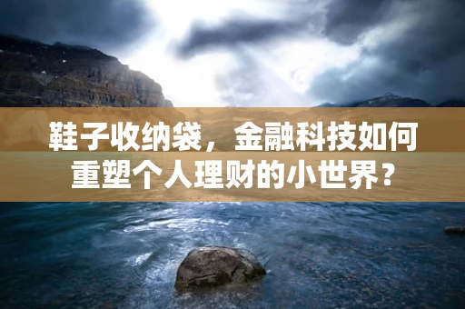 鞋子收纳袋，金融科技如何重塑个人理财的小世界？
