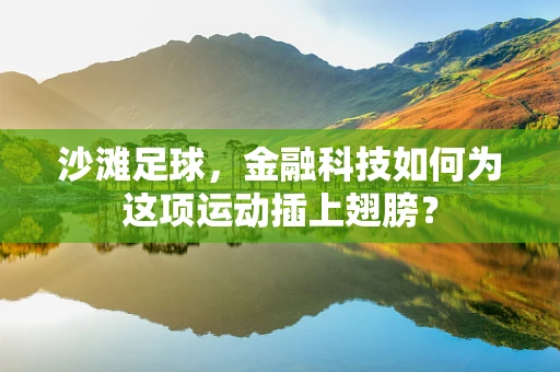 沙滩足球，金融科技如何为这项运动插上翅膀？