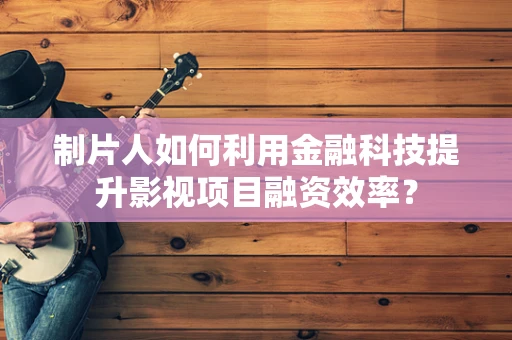 制片人如何利用金融科技提升影视项目融资效率？