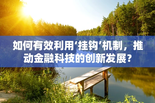 如何有效利用‘挂钩’机制，推动金融科技的创新发展？