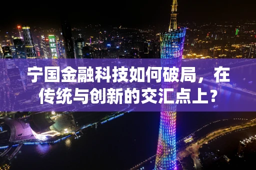 宁国金融科技如何破局，在传统与创新的交汇点上？