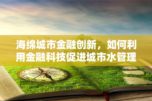 海绵城市金融创新，如何利用金融科技促进城市水管理？