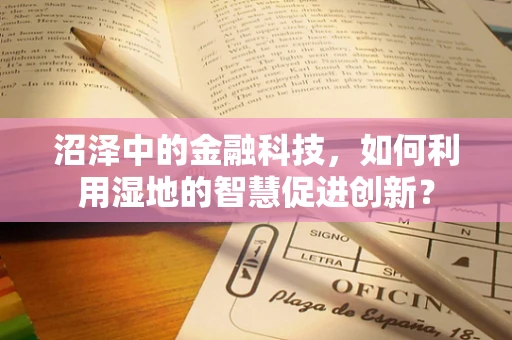 沼泽中的金融科技，如何利用湿地的智慧促进创新？