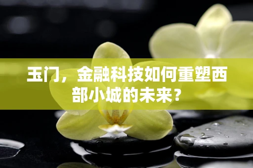 玉门，金融科技如何重塑西部小城的未来？