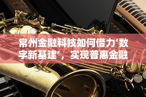 常州金融科技如何借力‘数字新基建’，实现普惠金融的深度渗透？