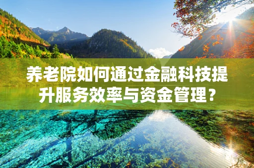 养老院如何通过金融科技提升服务效率与资金管理？