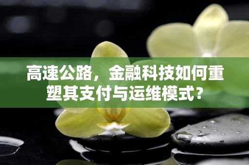高速公路，金融科技如何重塑其支付与运维模式？
