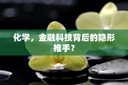 化学，金融科技背后的隐形推手？