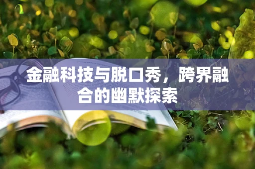 金融科技与脱口秀，跨界融合的幽默探索
