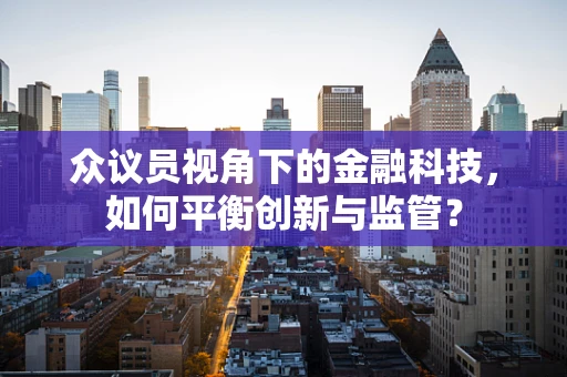 众议员视角下的金融科技，如何平衡创新与监管？