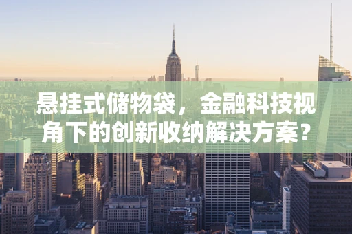 悬挂式储物袋，金融科技视角下的创新收纳解决方案？