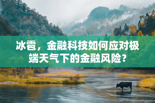 冰雹，金融科技如何应对极端天气下的金融风险？
