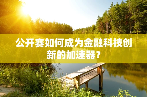 公开赛如何成为金融科技创新的加速器？