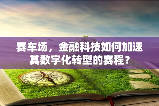 赛车场，金融科技如何加速其数字化转型的赛程？
