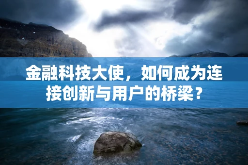 金融科技大使，如何成为连接创新与用户的桥梁？